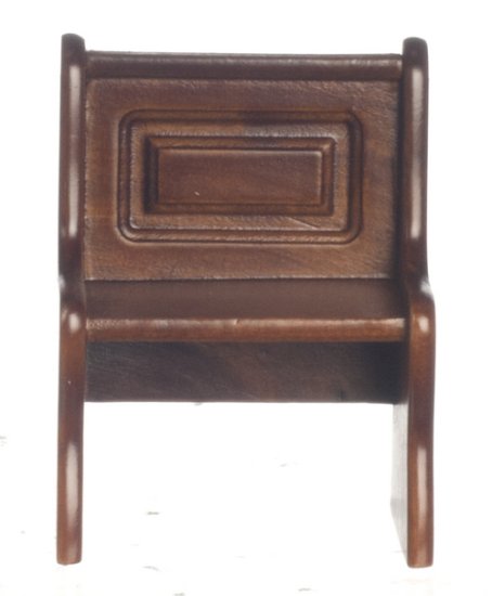 (image for) Short Deacons Bench - Walnut