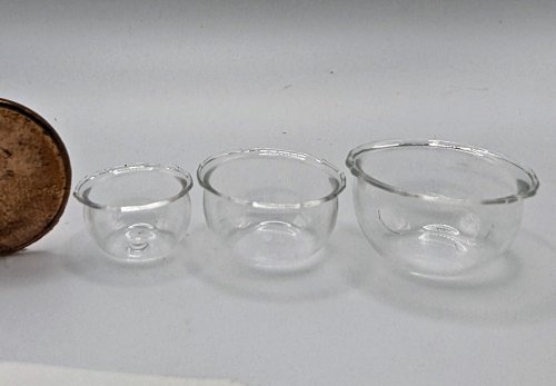 (image for) 3 Glass Nesting Bowls