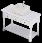 (image for) Country Basin Style Sink Table w/ Drawers