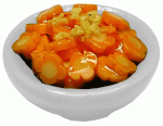 (image for) Fancy Sliced Carrots in White Bowl