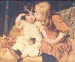 (image for) Victorian Children Painting Unframed