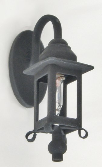 (image for) Black Coach Wall Lamp 12v