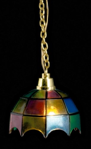 (image for) Colored Tiffany Hanging Lamp 12v