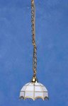 (image for) White Tiffany Hanging Lamp 12v