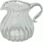 (image for) Ribbed Glass Pitcher