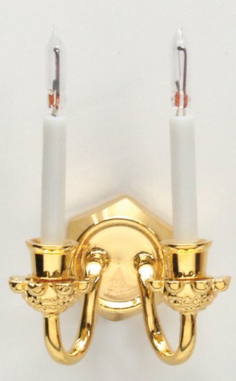 (image for) Double Wall Sconce w/ Bi-Pin Bulbs 12v