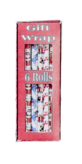 (image for) Holiday Wrapping Paper Rolls in a Box