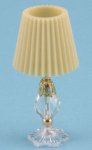 (image for) Crystal Table Lamp w/ Gold Trim Non-Electric