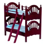 (image for) Spindle Bunk Bed - Mahogany