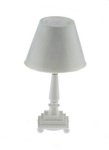 (image for) Traditional White Table Lamp 12v