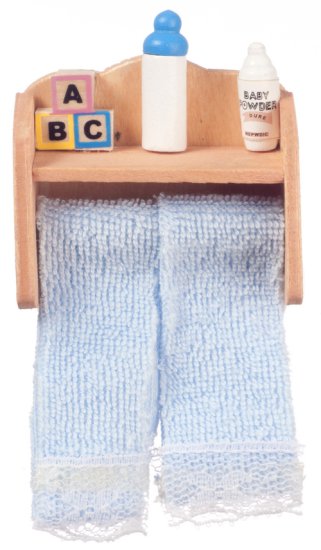 (image for) Baby Accessory & Towel Shelf - Blue