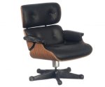 (image for) Eames Office Lounge Chair - Black