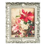 (image for) Flowers Painting - Silver Frame