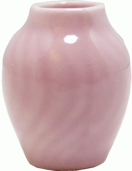 (image for) Ceramic Pink Swirl Vase