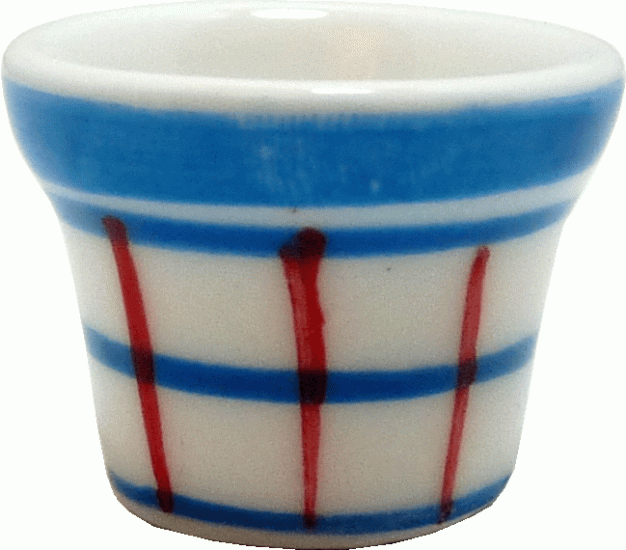 (image for) Blue Plaid Pot