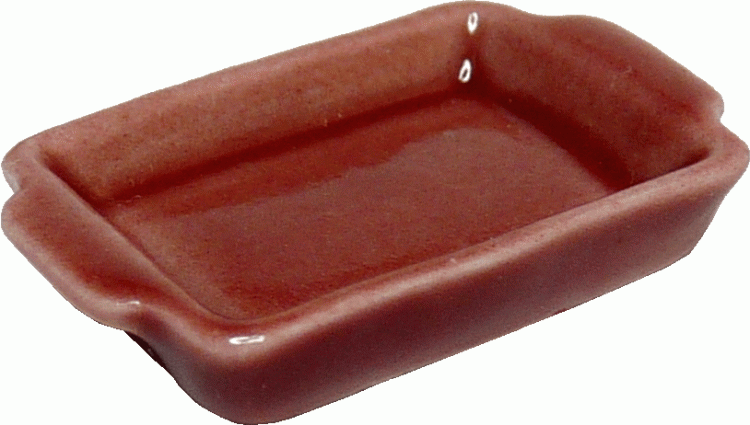 (image for) Red Ceramic Baking Pan