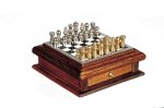 (image for) Chess Board w/ Drawer Walnut