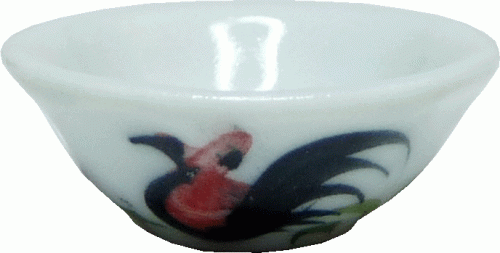 (image for) Rooster Decorated Ceramic Bowl