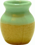 (image for) Orange & Green Ceramic Jar