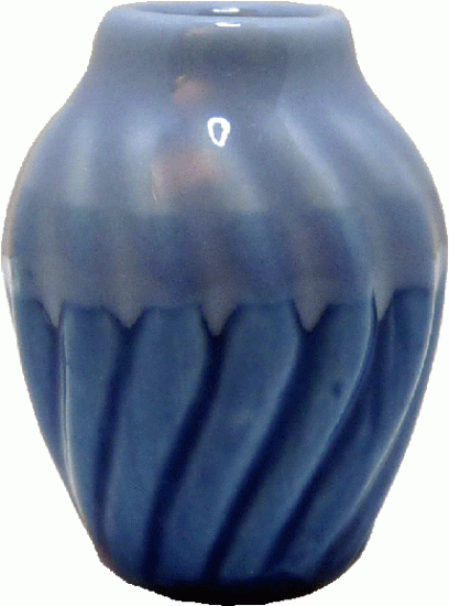 (image for) Two-Tone Blue Ceramic Vase