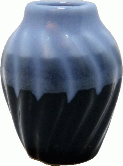 (image for) Two-Tone Black Ceramic Vase