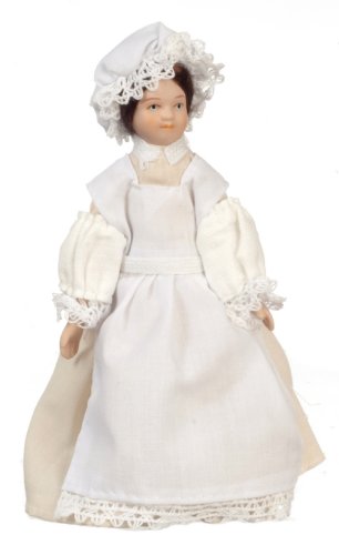 (image for) Porcelain Victorian Maid Doll