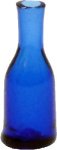 (image for) 1/2in Scale Blue Wine Bottle Glass Vase