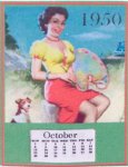 (image for) 1950 Pin Up Girl Calendar Discontinued