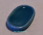 (image for) Pill Shaped Serving Dish Light Blue Ceramic