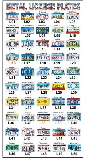 (image for) All American License Plates