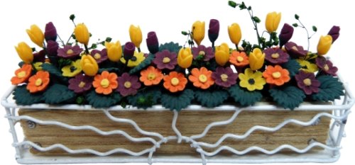 (image for) Autumn Flowers in Sunrise Long Planter