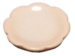 (image for) Small White Fluted Ceramic Plate