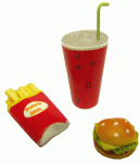 (image for) Burger Fries & Clear Soda Set