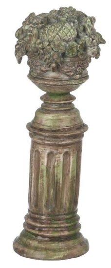 (image for) Fruit Pedestal Gray Ancient 2pc