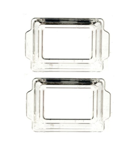 (image for) Rectangular Tray w/ Handles 2pc