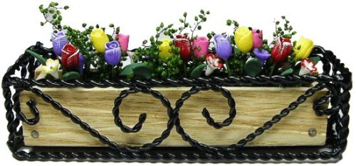 (image for) Spring Crocus & Tulips in Braided Iron Planter