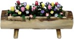 (image for) Spring Crocus & Tulips in Log Planter