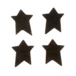 (image for) Rustic Star Decoration 0.5in - 4pc