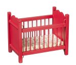 (image for) Baby Crib - Red