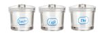 (image for) Clear Canister Set w/ Lids 3pc