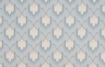 (image for) Blue Gray Leafy Wallpaper 3pc