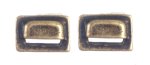 (image for) Antique Brass Square Drawer Pulls 2pc