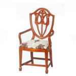 (image for) Edwardian Hepplewhite 1800s Armchair - Walnut