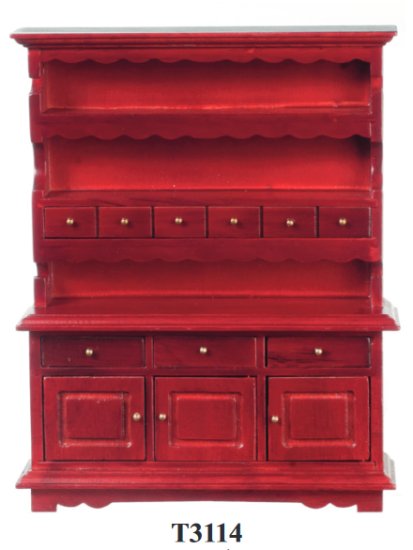 (image for) Colonial Mahogany Hutch