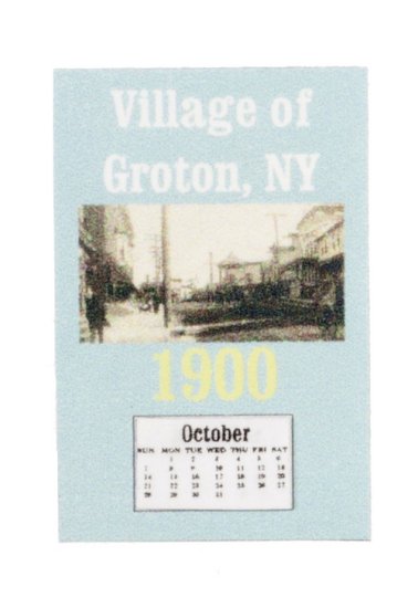 (image for) 1900 Groton Calendar Discontinued