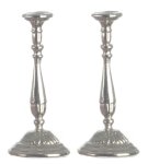 (image for) Pair of Silver Candlestick Holders