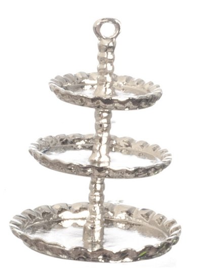 (image for) 3-Tier Dessert Tray Silver