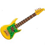 (image for) Yellow & Green Electric Guitar w/ Case