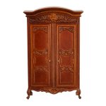 (image for) French Chateau Wardrobe - Walnut