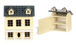 (image for) Front & Top Opening Miniature Dollhouse